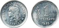 Argentina 1 Centavo Argentina Federal Republic 1975 1 Centavo Aluminium Buenos Aires Mint (3840000) 0.61g UNC KM 64 CJ 355-360 Schön 64 -