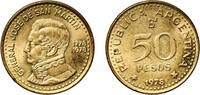 Argentina 50 Pesos Argentina Federal Republic 1978 BAˢ 50 Pesos (José de San Martín) Aluminium bronze (Cu 92 Al 8) Buenos Aires Mint (40601317) 7.7 -