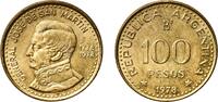 Argentina 100 Pesos Argentina Federal Republic 1978 BAˢ 100 Pesos (José de San Martín) Aluminium bronze (Cu 92 Al 8) Buenos Aires Mint (113826499) 7 -