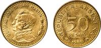 Argentina 50 Pesos Argentina 1980 50 Pesos Brass clad steel Buenos Aires Mint (94730000) 7.27g UNC KM 83a CJ 314.2,315 -