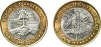 Argentina 2 Pesos Argentina Federal Republic 2016 2 Pesos (Bicentennial of the Declaration of Independence Argentina) Bimetallic: copper-nickel ce -