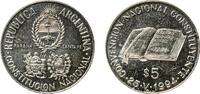 Argentina 5 Pesos Argentina Federal Republic 1994 5 Pesos (National Constitution Convention) Nickel Royal Mint (1000000) 21.31g UNC KM 115 -