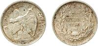 Chile 10 Centavos Chile Republic 1896 So 10 Centavos (No number on obverse; silver .835) Silver (.835) Casa de Moneda de Chile Mint (2561000) 2.05 -