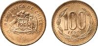 Chile 100 Pesos Chile Republic 1981 So 100 Pesos Aluminium bronze (92% Copper, 6% Nickel, 2% Aluminium) Casa de Moneda de Chile Mint (10000000) -