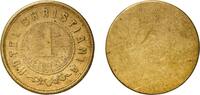 Norway Norway Late 19th century Token - 1 Krona Oslo Hotel Christiania Brass 3.21g XF -