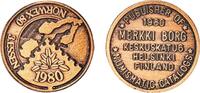 Germany Germany 1980 Medal - Finland Numismatic Catalogs Copper 5.47g UNC -