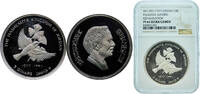 Jordan 3 Dinars Jordan Kingdom AH1397 (1977) 3 Dinars - Hussein (Conservation) Silver (.925) Royal Mint (4897) 35g NGC PF 64 KM 32 Schön 34 -