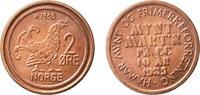 Norway 2 Øre Norway Kingdom 1985 Replica - 2 Øre 1968 (Hamar Mynt og Frimerkeforretning) Bronze (10000) 4.07g UNC -