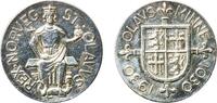 Norway Norway Kingdom 1930 Medal - Olavs Minne 1030 - 1930 Silver 10.96g UNC Cleaned Trosdahl 44 -
