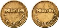 Germany Germany Federal Republic ND Token - Wertmarke Laundry Token - Miele (1699350) Brass 5.06g AU -