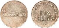 Norway Norway Kingdom ND Transit Token - Passeringsmerke Kjellstad Copper-nickel Kongsberg Mint 7.71g AU Øverland 11.1 -