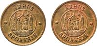 Denmark Denmark Kingdom ND Token - Århus Sporveje Brass 1.97g UNC -