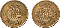 Denmark Denmark Kingdom ND Token - Århus Sporveje Brass 1.92g UNC -