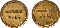 Denmark Denmark Kingdom ND Token - Aarhus Viby Brass 3.32g UNC -