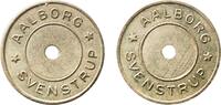 Denmark Denmark Kingdom ND Token - Aalborg Svenstrup norway Copper-nickel 2.36g UNC -