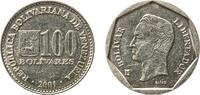 Venezuela 100 Bolivars Venezuela Bolivarian Republic 2001 100 Bolívares Nickel clad steel Casa de la Moneda de Venezuela (205000000) 6.88g UNC Y 83 Sc -