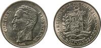 Venezuela 2 Bolivars Venezuela Fourth Republic 1967 2 Bolívares Nickel Royal Mint (Tower Hill) (50000000) 8.5g UNC Y 43 NCV mv2bs-ca -