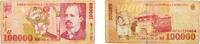 Romania 100 000 Lei Romania Republic 1998 100 000 Lei Paper VF P 110 -