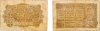 Romania 25 Bani Romania Kingdom 1917 25 Bani (BGR - German Occupation) Paper VF P M1 -
