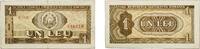 Romania 1 Leu Romania Socialist Republic 1966 1 Leu Paper XF P 91 -