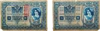 Austria 1000 Kronen Austria 1919 1000 Kronen Paper VF Damage KK Banknoten 141 P 59 -