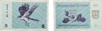 Lithuania 5 Talonas Lithuania Republic 1991 5 Talonas (Coupon) Paper AU P 34 -