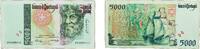 Portugal Third Republic 1997 5000 Escudos (3rd. print) Paper XF P 190 Silva 203 Silva 204 Silva 205 Silva 206 Silva 207