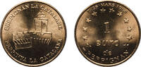 France 1 Euro France 1998 1 Euro - Perpignan Brass Paris Mint (60000) 11g BU -