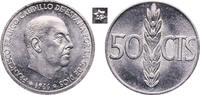 Spain 50 Centimos Spain Kingdom 1966 ????19-72 50 Centimos - Francisco Franco Original luster Aluminium (96% aluminium, 3.5% magnesium, 0.5% manga -