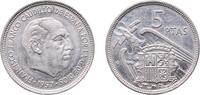 Spain 5 Pesetas Spain Nationalist Government 1957 *74 5 Pesetas - Francisco Franco Copper-nickel (75% copper, 25% nickel) Royal Mint of Spain (1 -