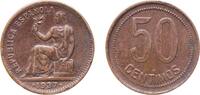 Spain 50 Centimos Spain Second Republic 1937 *3-4 50 Centimos - II Republic Brass (90% copper, 10% zinc) Royal Mint of Spain (50000000) 5.97g XF -