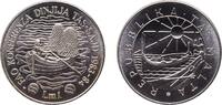 Malta 1 Pound Malta Republic 1984 1 Lira (World Fisheries Conference) Copper-nickel (120000) 28.5g BU KM 63 -