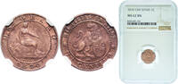 Spain 1 Centimo Spain Kingdom 1870 ????OM 1 Centimo - Provisional Government Bronze (95% copper, 4% tin, 1% zinc) Barcelona Mint (169890697) 1g -