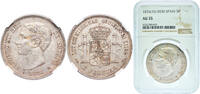 Spain 5 Pesetas Spain Kingdom 1876 ????18-76 DEM 5 Pesetas - Alfonso XII (1st portrait;legend in edge) Silver (.900) Madrid Mint (8547961) 25g N -