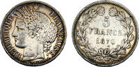 France 5 Francs France Third Republic 1870 A 5 Francs Ceres -