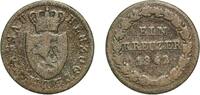 Duchy of Nassau 1 Kreuzer 1842 Wiesbaden Mint Germany Duchy of Nassau Ge... 4,40 EUR  Excl. 12,00 EUR Verzending