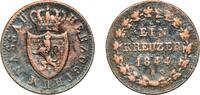 Duchy of Nassau 1 Kreuzer 1844 Wiesbaden Mint Germany Duchy of Nassau Ge... 4,40 EUR  Excl. 12,00 EUR Verzending