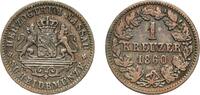 Duchy of Nassau 1 Kreuzer 1860 Wiesbaden Mint Germany Duchy of Nassau Ge... 6,60 EUR  Excl. 12,00 EUR Verzending