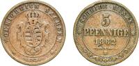 Kingdom of Saxony 5 Pfennigs 1862 B Dresden Mint Germany Kingdom of Saxo... 6,60 EUR  Excl. 12,00 EUR Verzending