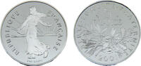 France 5 Francs France Fifth Republic 2001 5 Francs D'AP. O.ROTY, Last Franc -