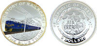 Liberia 5 Dollars Liberia Republic 2011 5 Dollars History of Railroads, The Blue Train -