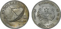 Singapore 10 Dollars Singapore Republic 1978 10 Dollars Satellite Communication -