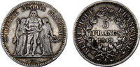 France 5 Francs France Second Republic 1849 A 5 Francs Hercules -