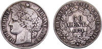 France 50 Centimes France Third Republic 1871 K 50 Centimes Ceres 2.5g -