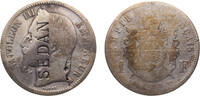 France 1 Franc France Second Empire Napoleon III 1868 BB 1 Franc countermark SEDAN, Defeat of Sedan 5g -