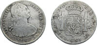 Peru 8 Reales Peru Spanish colony 1805 LIMAE JP 8 Reales - Carlos IV Corrossion Silver (.896) Lima mint 26.1g XF KM97 -