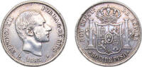Philippines 50 Centimos Philippines Spanish colony 1885 50 Centimos - Alfonso XII Silver (.835) Manila Mint (22721818) 12.98g XF KM150 -