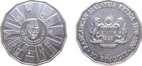Malaysia 10 Ringgit Malaysia Constitutional Monarchy 1976 FM 10 Ringgit - (3rd Malaysian Plan) Silver (.925) (200000) 10.82g PF KM 17 Schön 65 -
