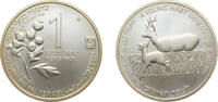 Israel 1 New Sheqel Israel State JE 5754 (1993) 1 New Sheqel (Wildlife - Hart) Silver (.925) Stuttgart Mint (3761) 14.4g BU KM 243 -