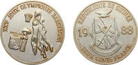 Guinea 200 Francs Guinéens Guinea Republic 1988 200 Francs Guinéens (1992 Summer Olympic Games) Silver (.999) (5000) 16g BU KM 58 Schön 58 -